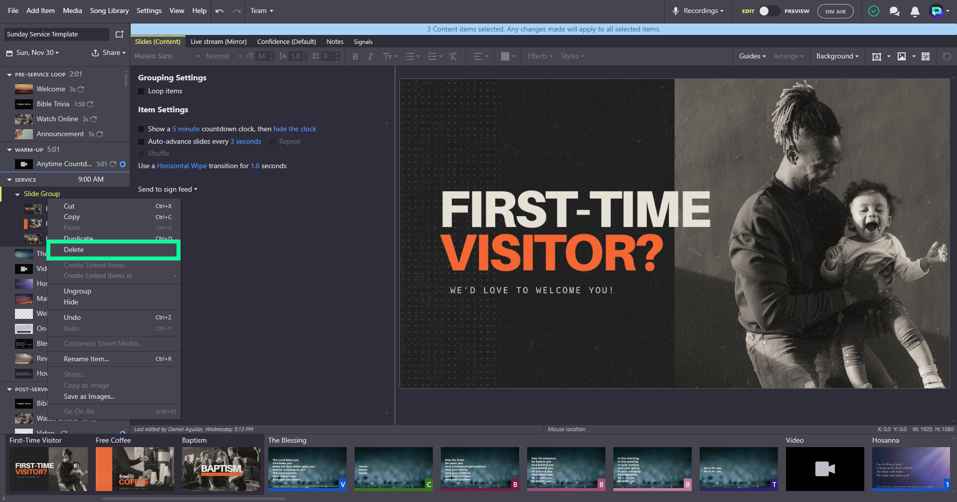 Working with Service Items 4.png