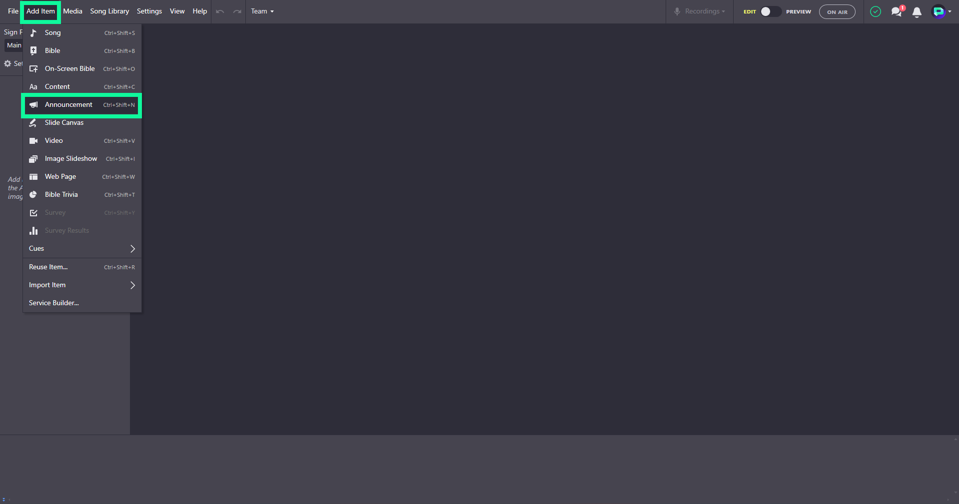 how do I add custom slides sign feed 3.png