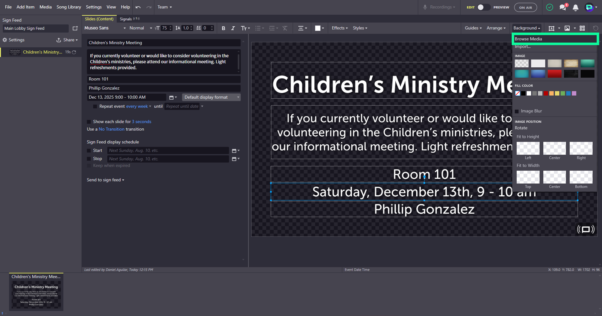 how do I add custom slides sign feed 5.png