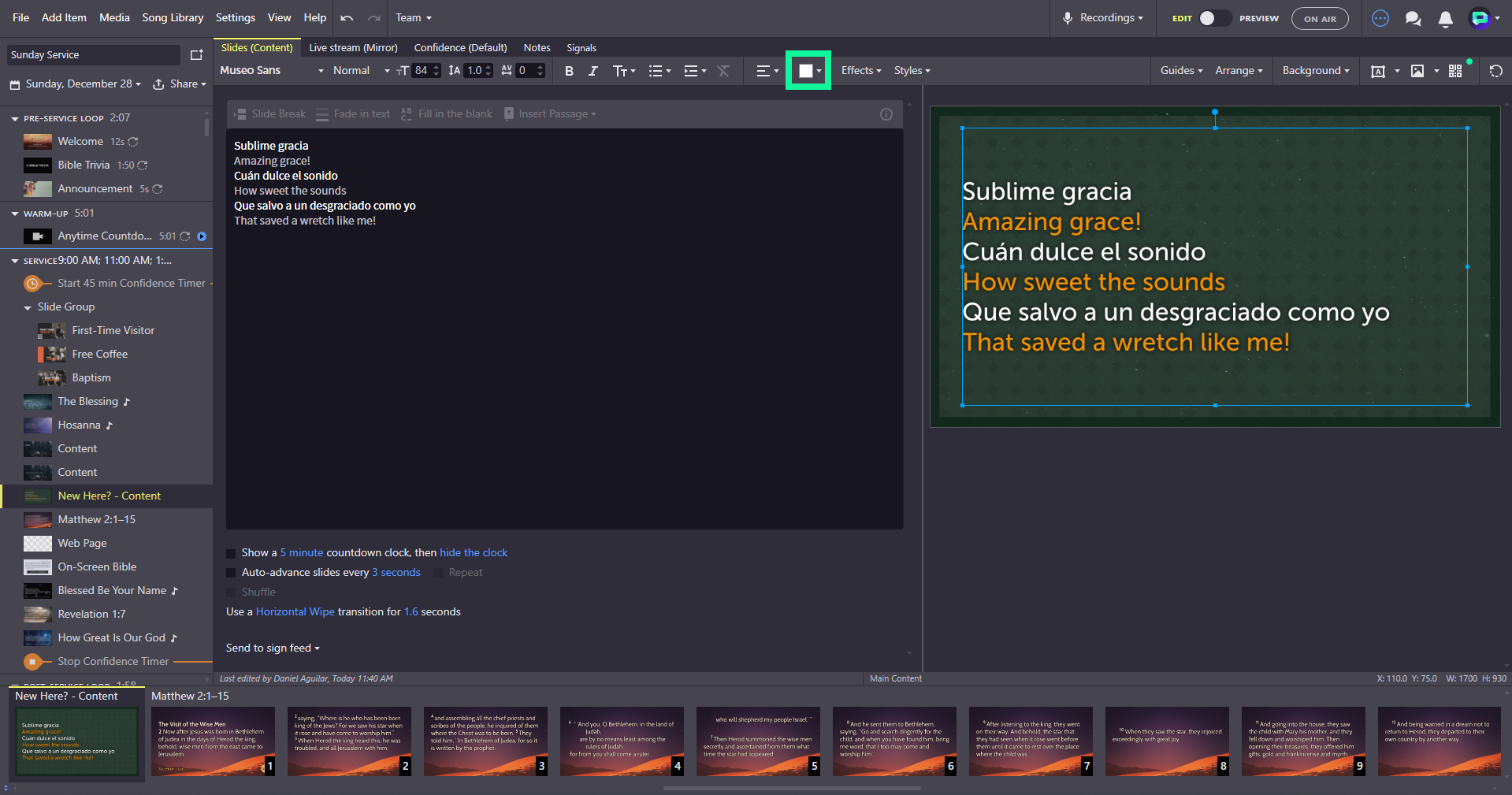 how do I use Proclaim in another language 10.png