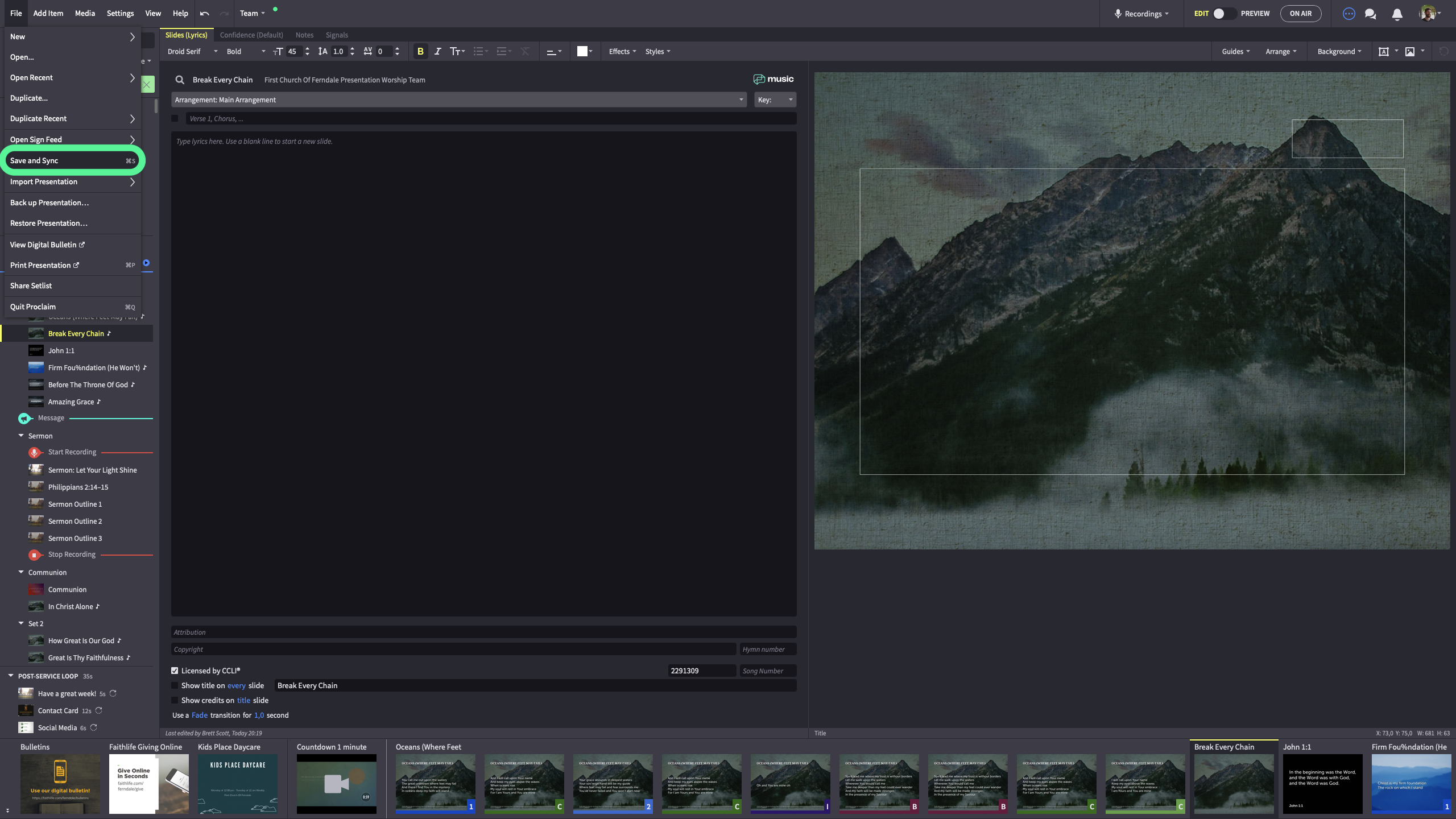 6 Save And Sync