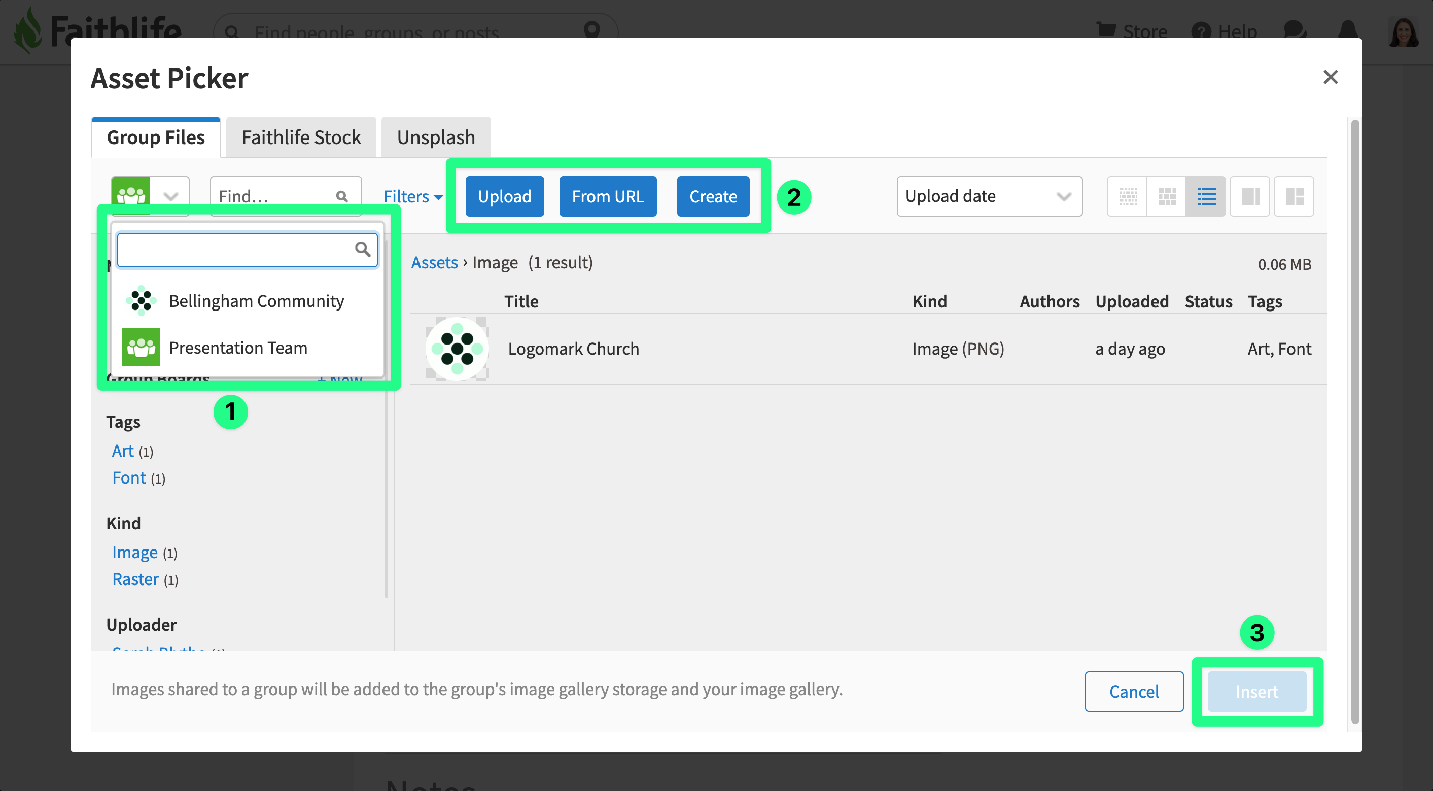 Upload Image In Asset Picker
